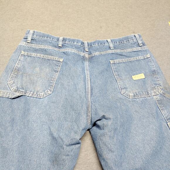 Wrangler Rugged Wear Fleece Lined Relaxed Carpenter Jeans 38 x 30 - Picture 8 of 9